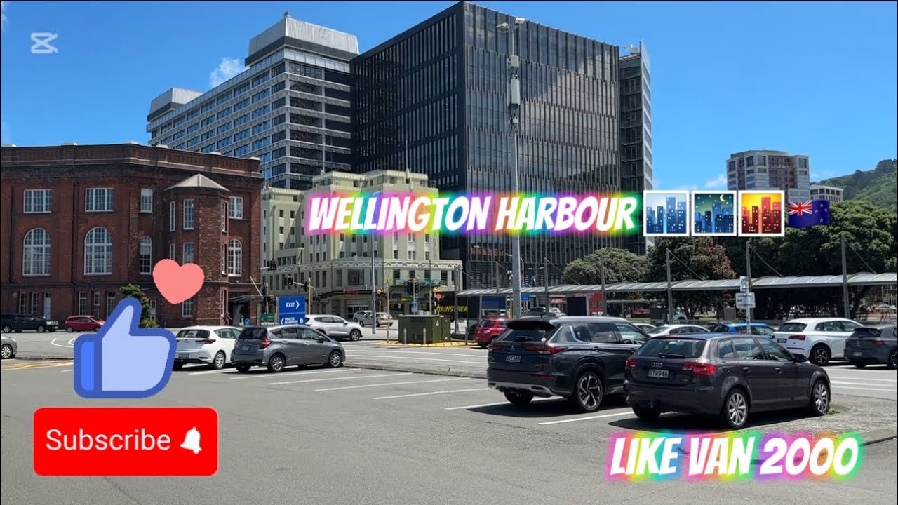 Wellington Harbour/city New Zealand 🏙️🌃🌆🇳🇿