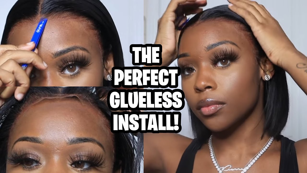 THE PERFECT GLUELESS INSTALL! | GLUELESS LACE FRONTAL INSTALL FT AFSISTERWIG