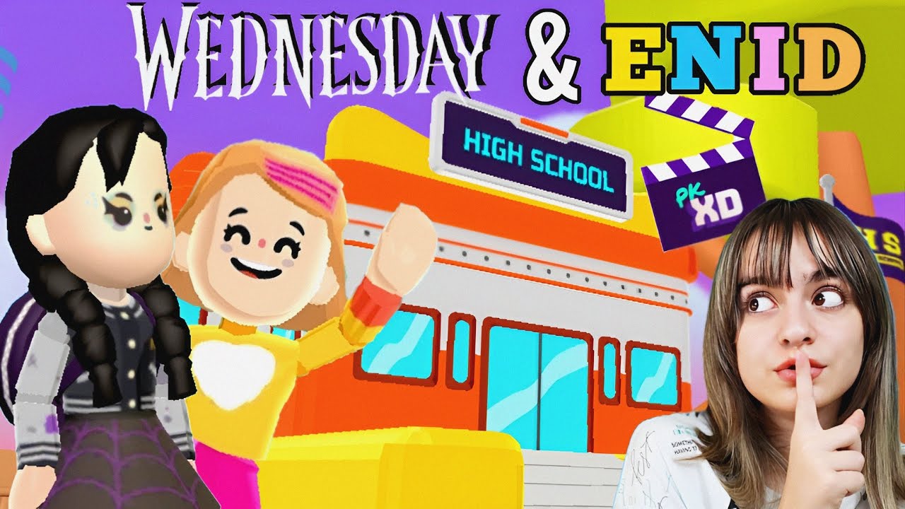 PK XD WEDNESDAY VE ENID OKULUN İLK GÜNÜ ! OLAY ÇIKTI !! | ÖZGÜŞ TV