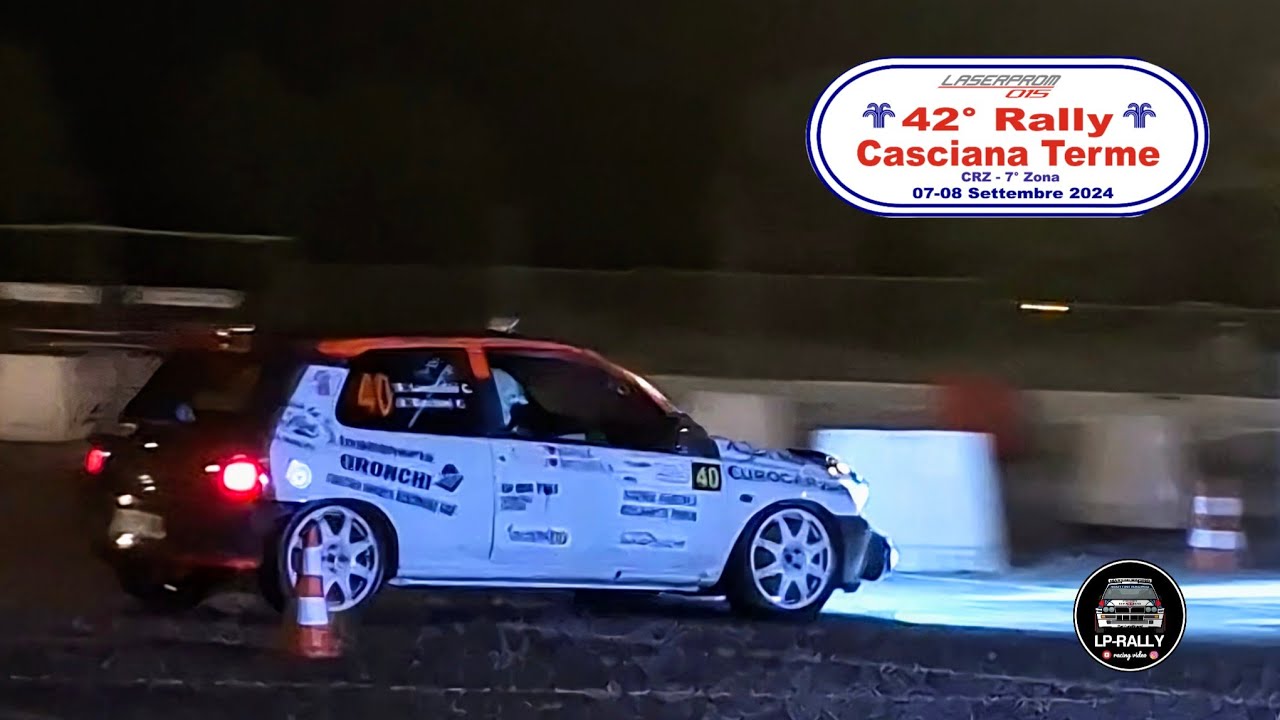 42°Rally Casciana Terme 2024 | HIGHLIGHTS | SS1 Premio Pontedera Città dei motori | NIGHT SHOW!