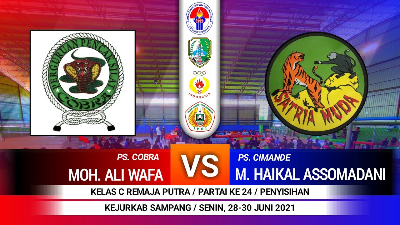 PENCAK SILAT | COBRA VS CIMANDE | KEJURKAB SAMPANG 2021