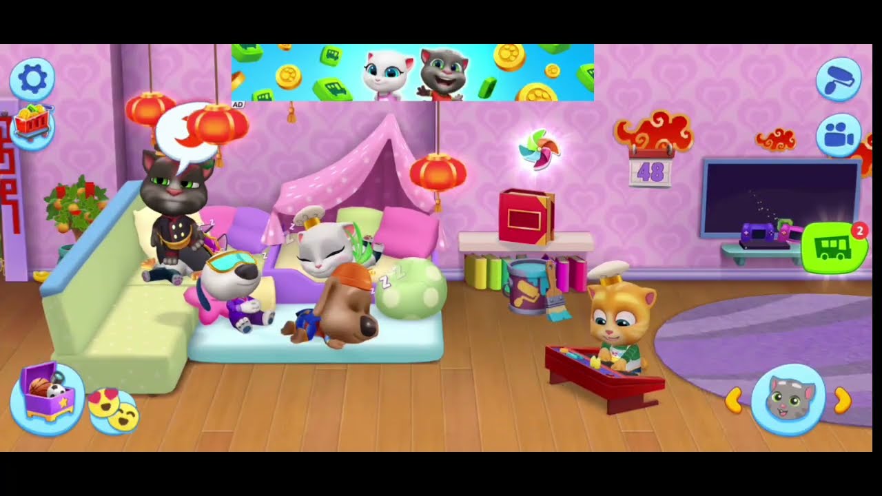 My Talking Tom Friends: Sab Dost Ek Saath! 🏠🐱 | Gameplay Hindi