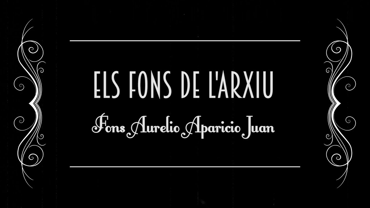 El fons d'Aurelio Aparicio Juan