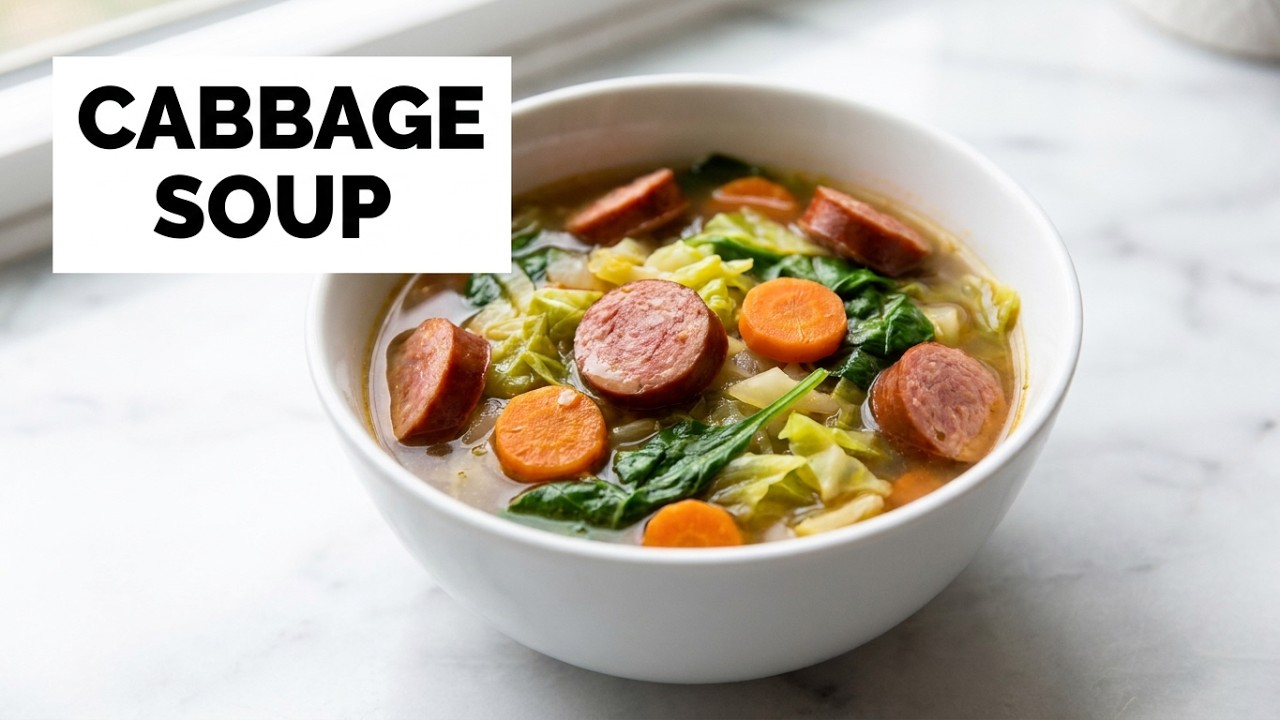 Cabbage Soup for Weight Loss | High Protein Weight Loss Soup | Cabbage Soup