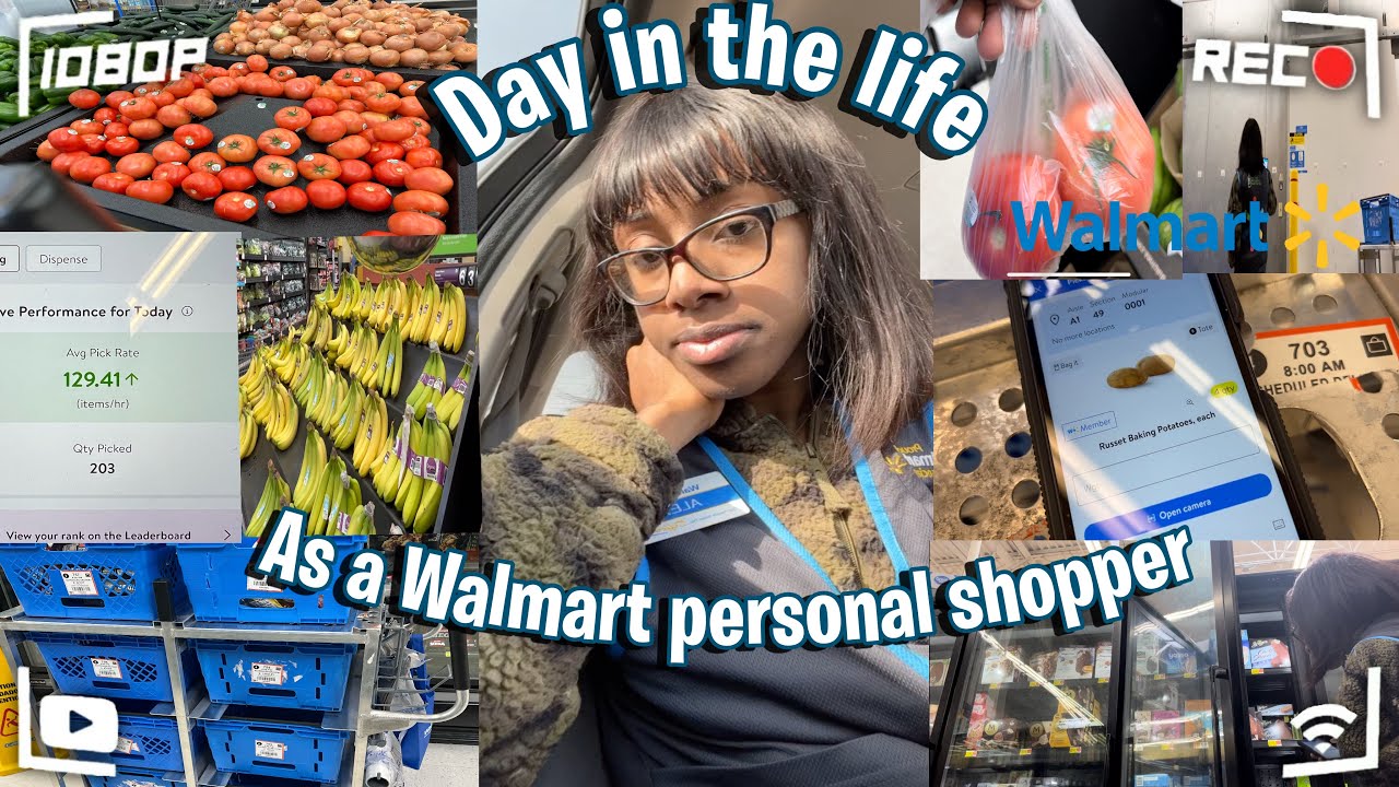 Day in the life as a Walmart personal shopper ~ Alexandria Hopkins