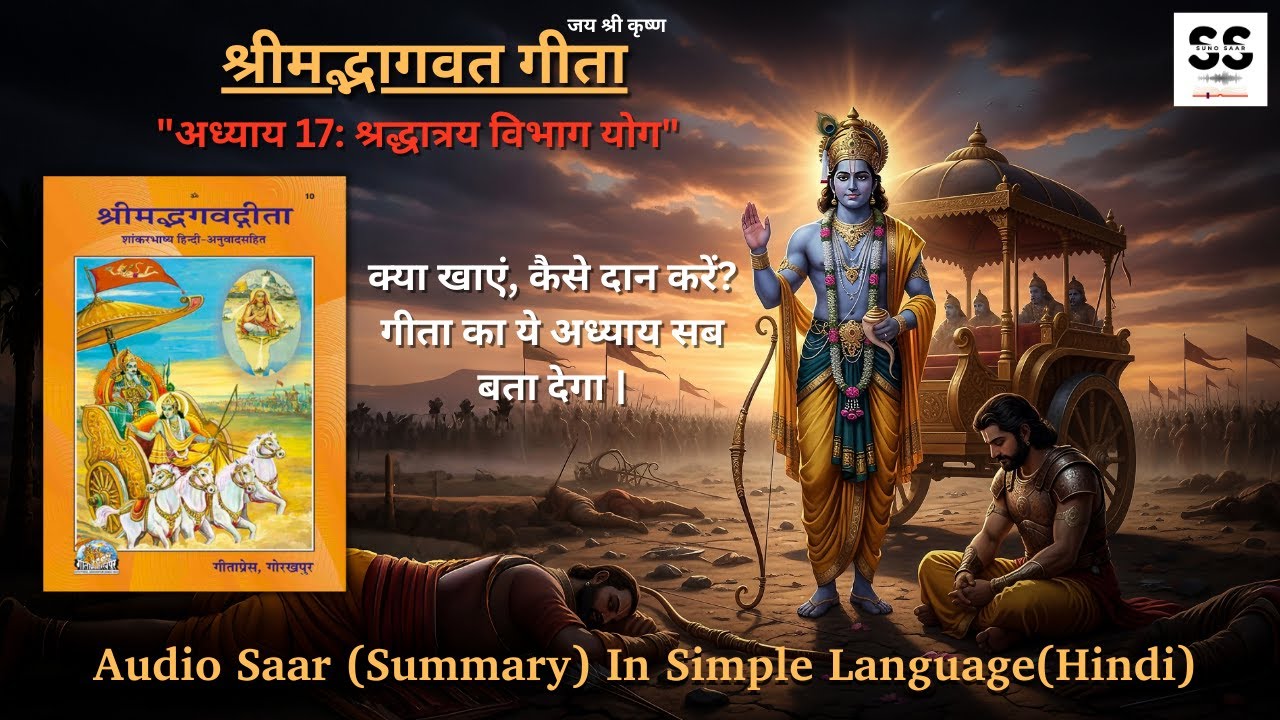 गीता अध्याय 17: तीन प्रकार की श्रद्धा | Bhagavad Gita Chapter 17 Explained