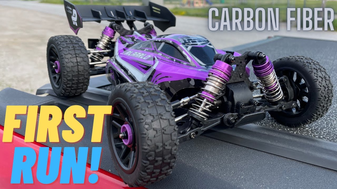 Rlaarlo 1/14 4wd Carbon Fiber Brushless Buggy (Running Video)