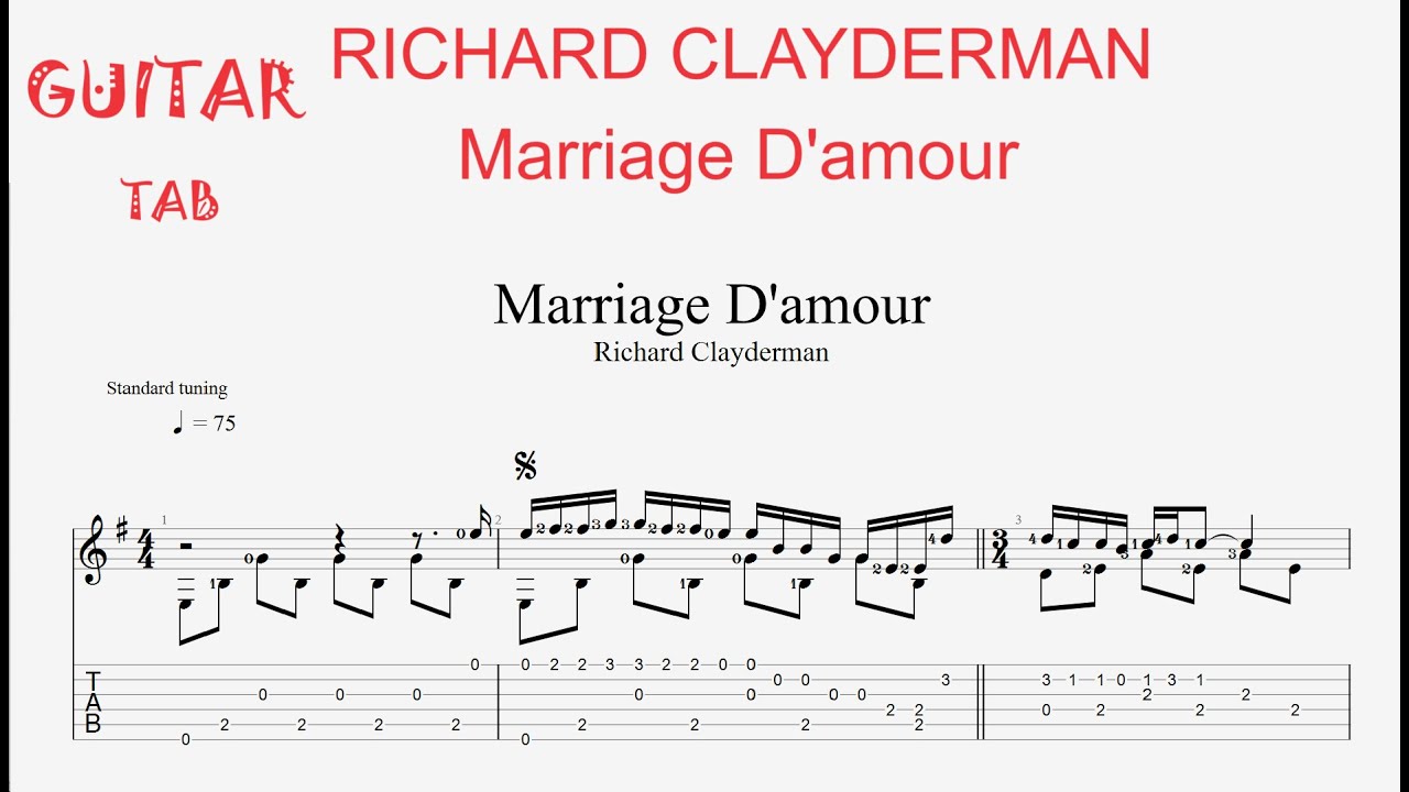 Marriage D'amour | Richard Clayerman