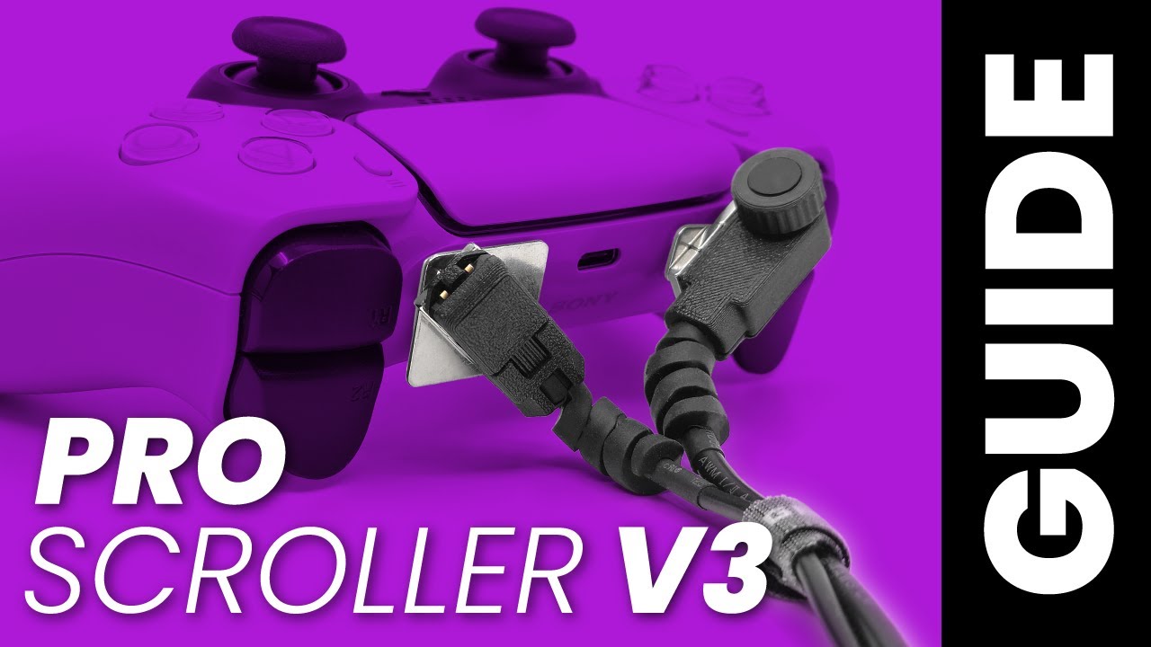 ProScroller V3 Instruction | How to attach your ProScroller | Controller Scroll Wheel