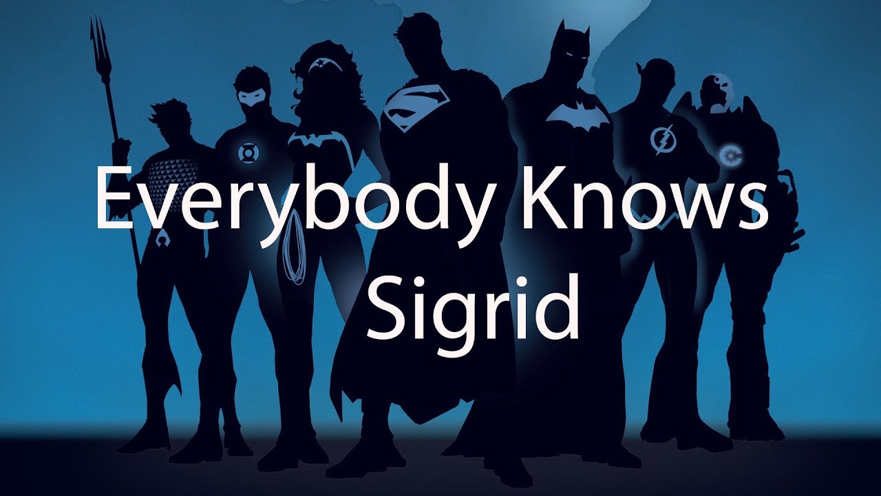 Sigrid - Everybody knows (lyrics with translation in all languages)