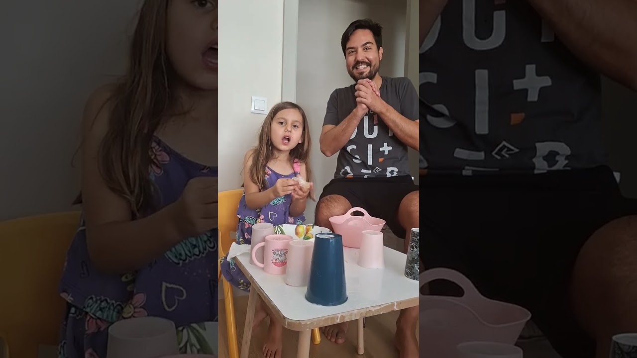 Meyra ve Babası İçecek Challange