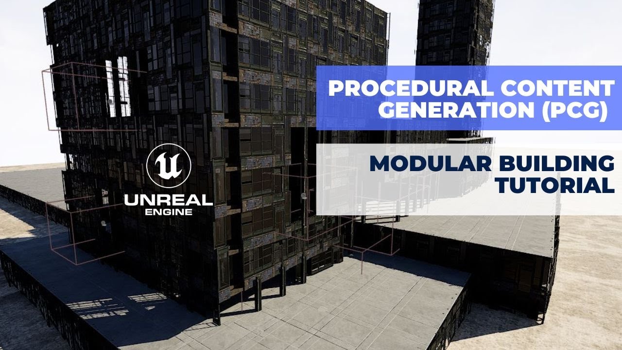 UE5 PCG Modular Building Tutorial | Procedural Content Generation