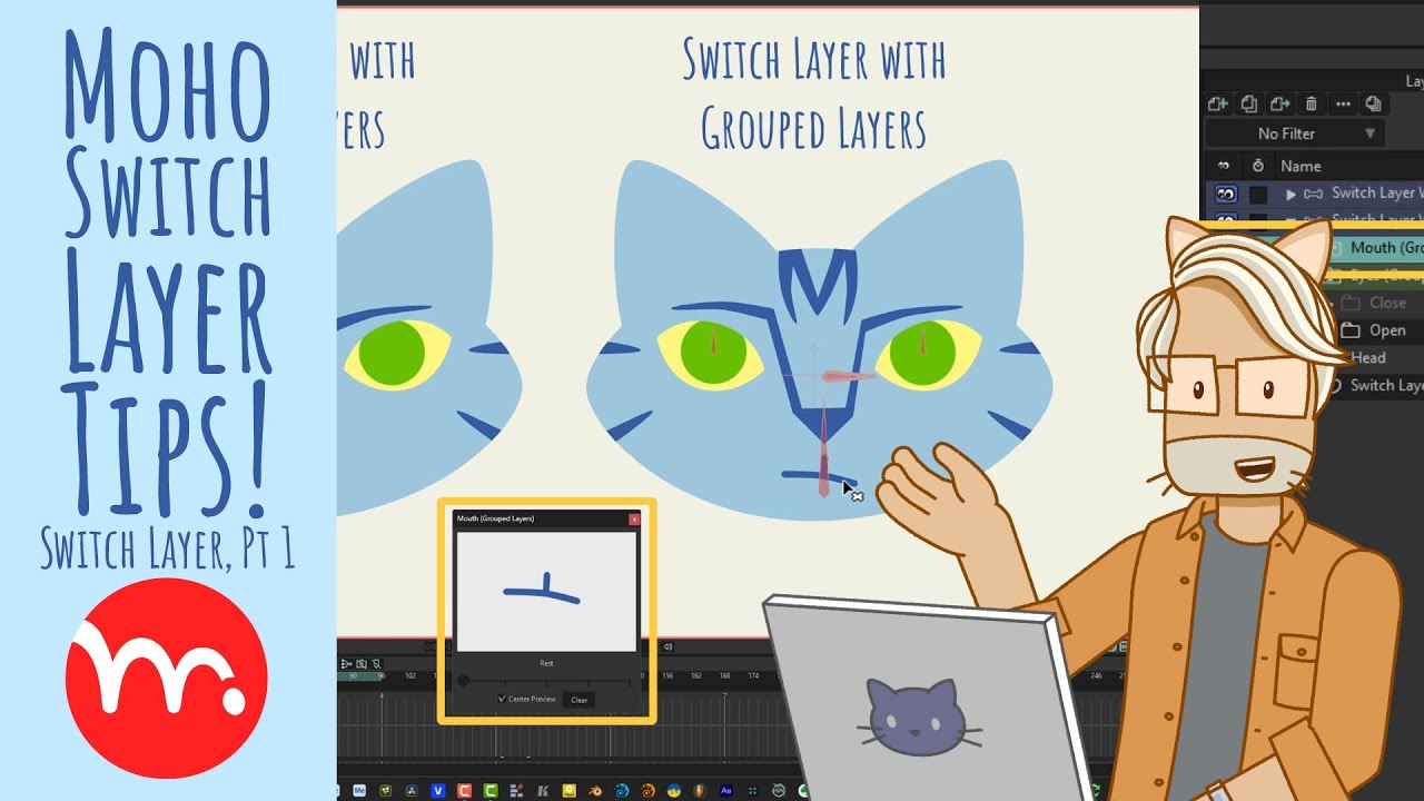 Ещё больше советов по слою Switch! Moho Switch Layer, часть 2
