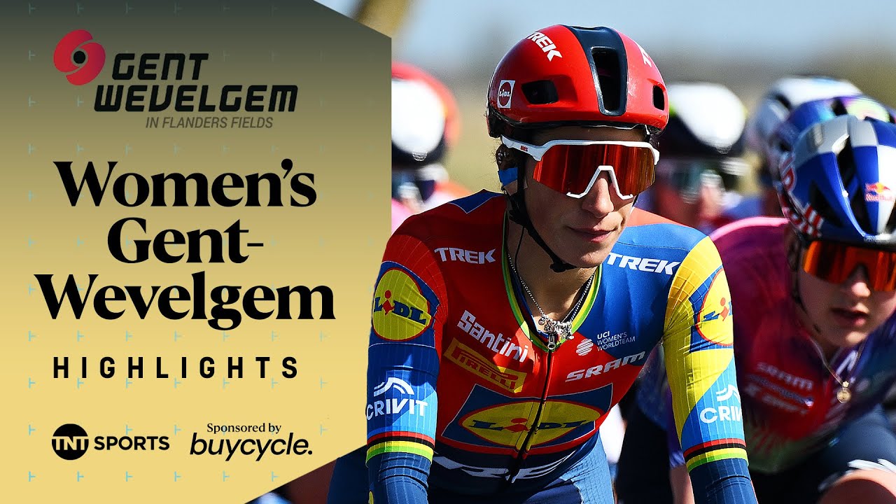UNTOUCHABLE VICTORY! 🤩 | Women's 2025 Gent-Wevelgem Race Highlights | TNT Sports Cycling