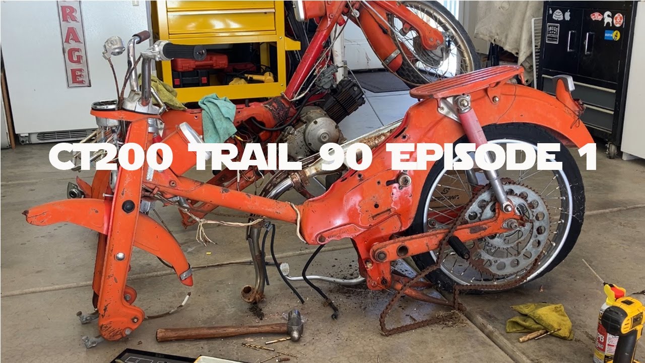 Honda CT200 Trail 90 Restoration Intro and Fuel Tank Episode 1