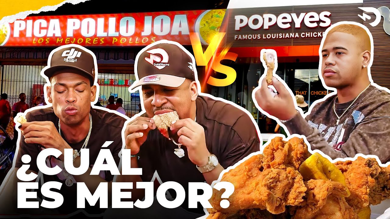 POPEYES VS. PICA POLLO JOA 😂 EL DOTOL, TONTON Y NAPO 👀