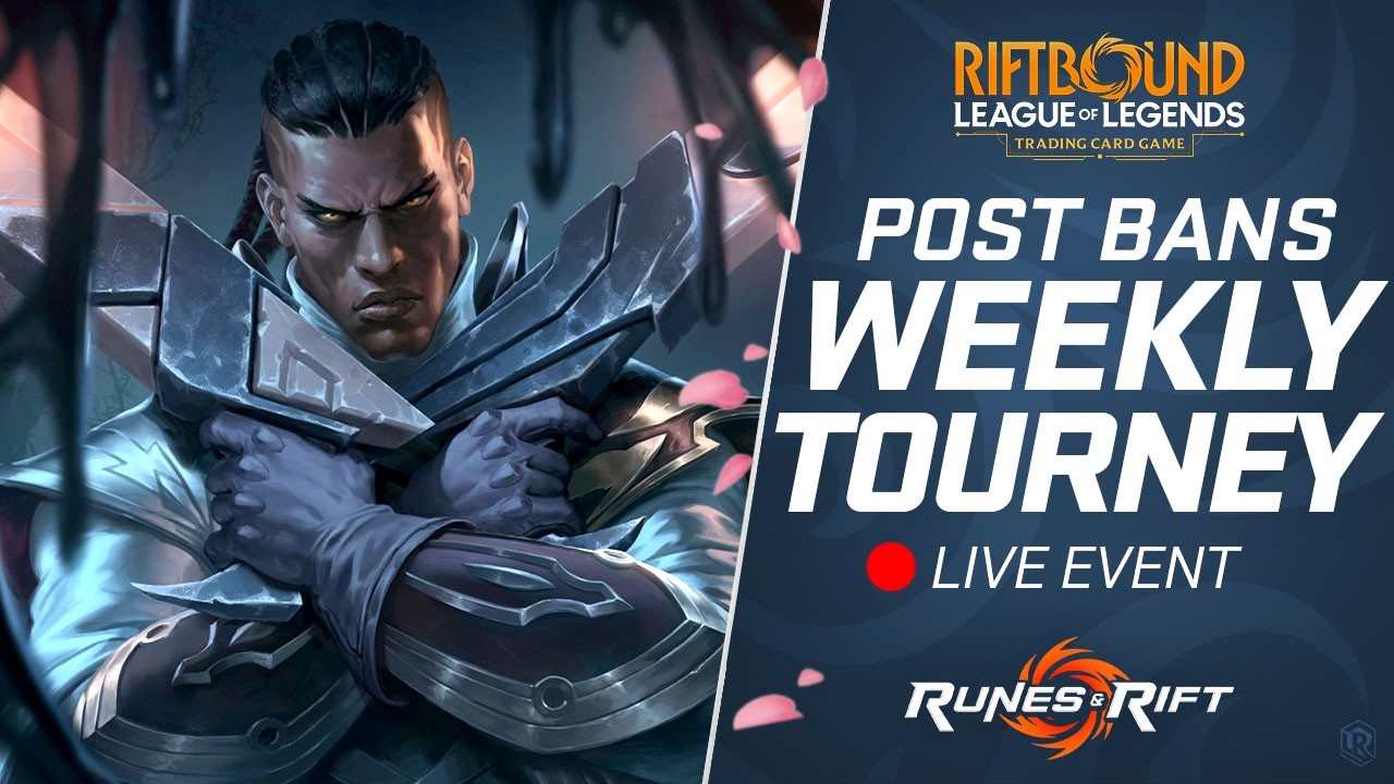 🔴 LIVE: Riftbound Weekly Tournament (Post Bans) | Spiritforged