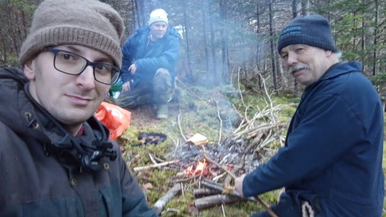 Newfoundland Boil Up (Camp Fire Cooking) #14 - Scallops and SPAM (First Boil Up of 2026!)