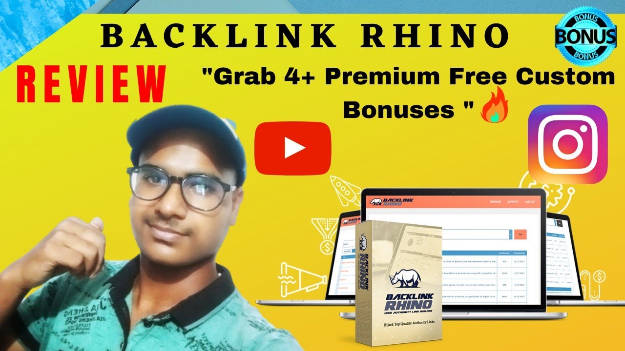 Backlink Rhino Review Brief Explained🔥|⚠️ Don't Get It Without My Custom Bonuses For Free⚠️Grab Now.