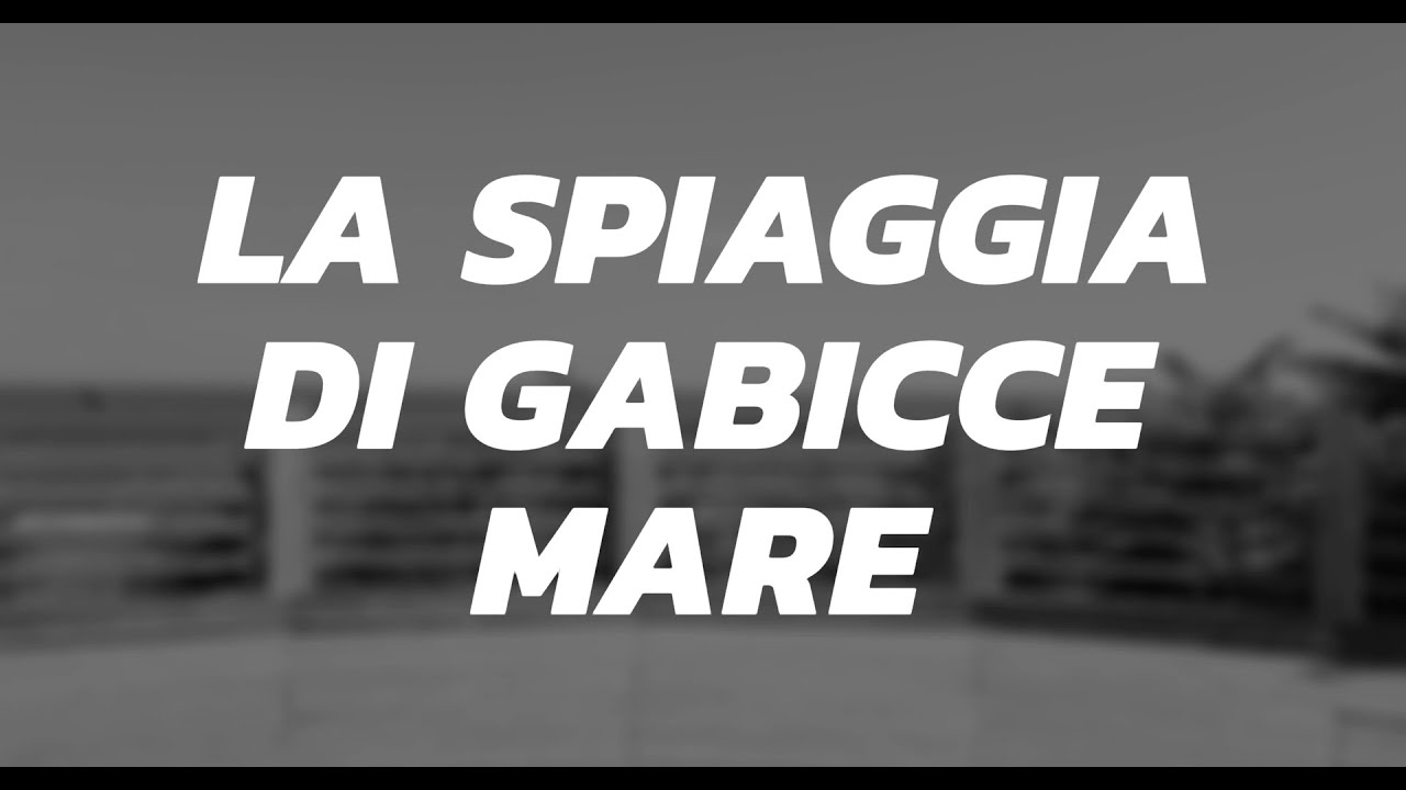 LA SPIAGGIA DI GABICCE MARE