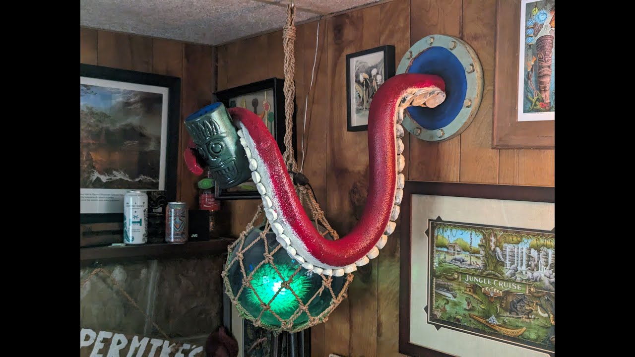 Making a Tiki Tentacle Wall hanging