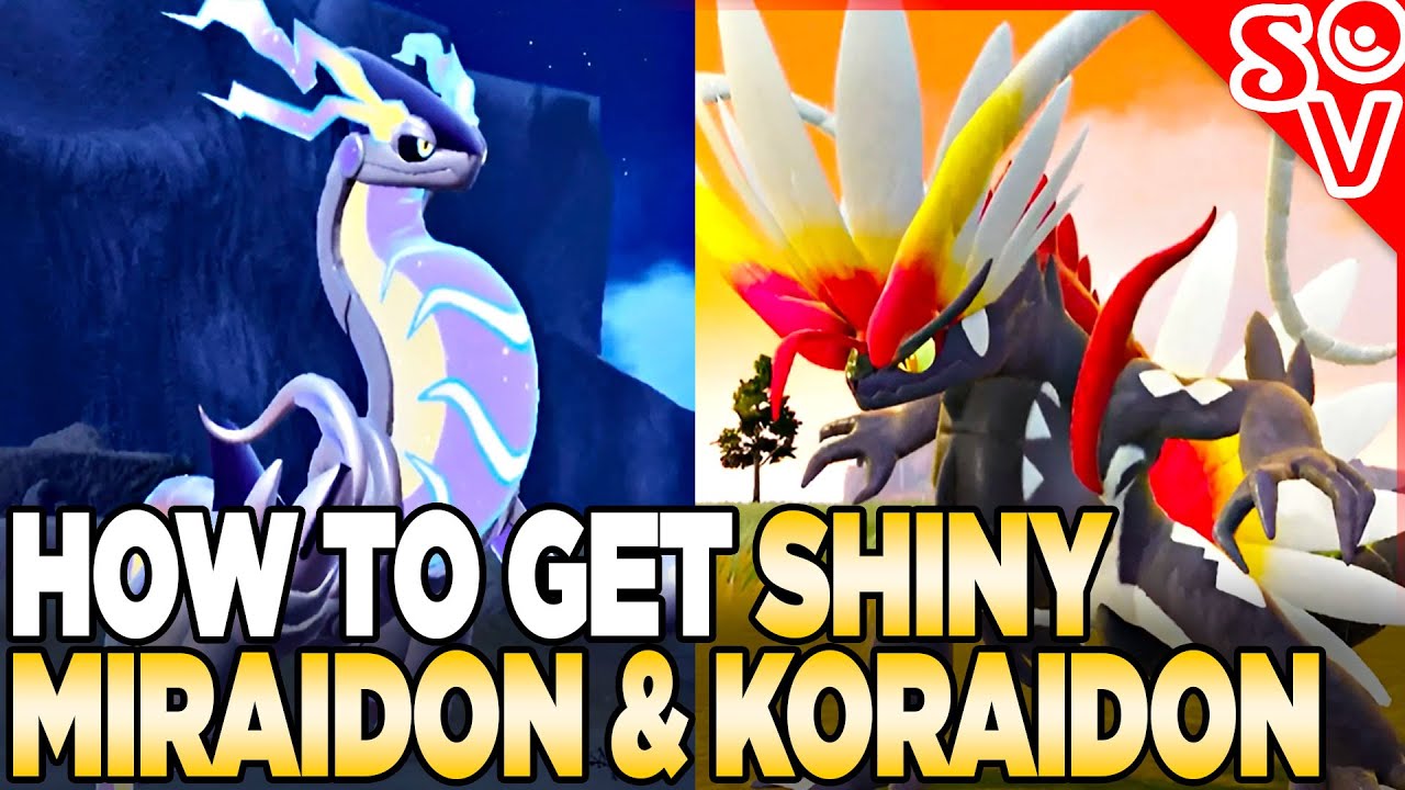 How To Get Shiny Miraidon and Koraidon In Scarlet and Violet!
