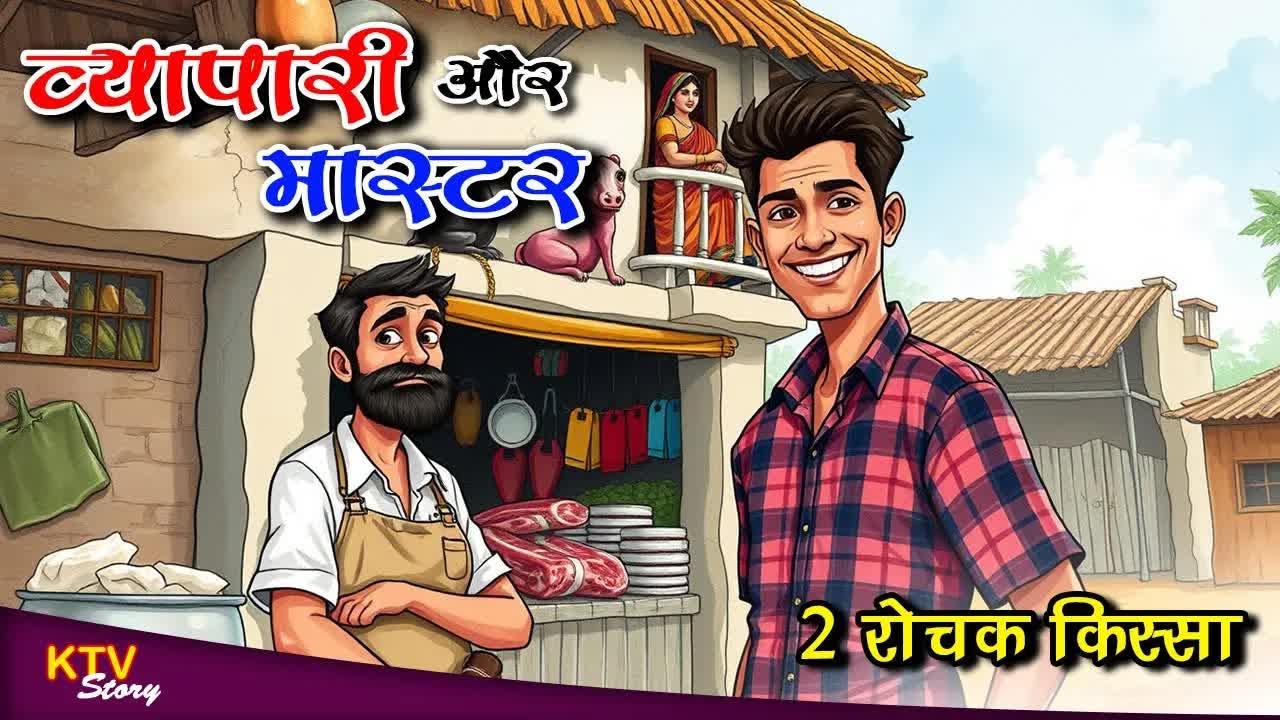 व्यापारी और मास्टर जी, नैतिक कहानी, VYAPARI AUR MASTER JI, MORAL STORY, KTVStory