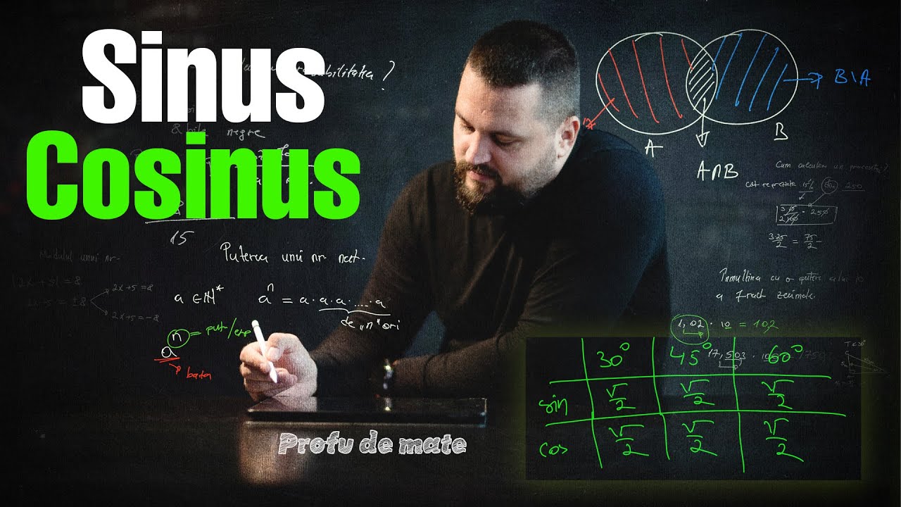 Tine minte usor Sinus si Cosinus