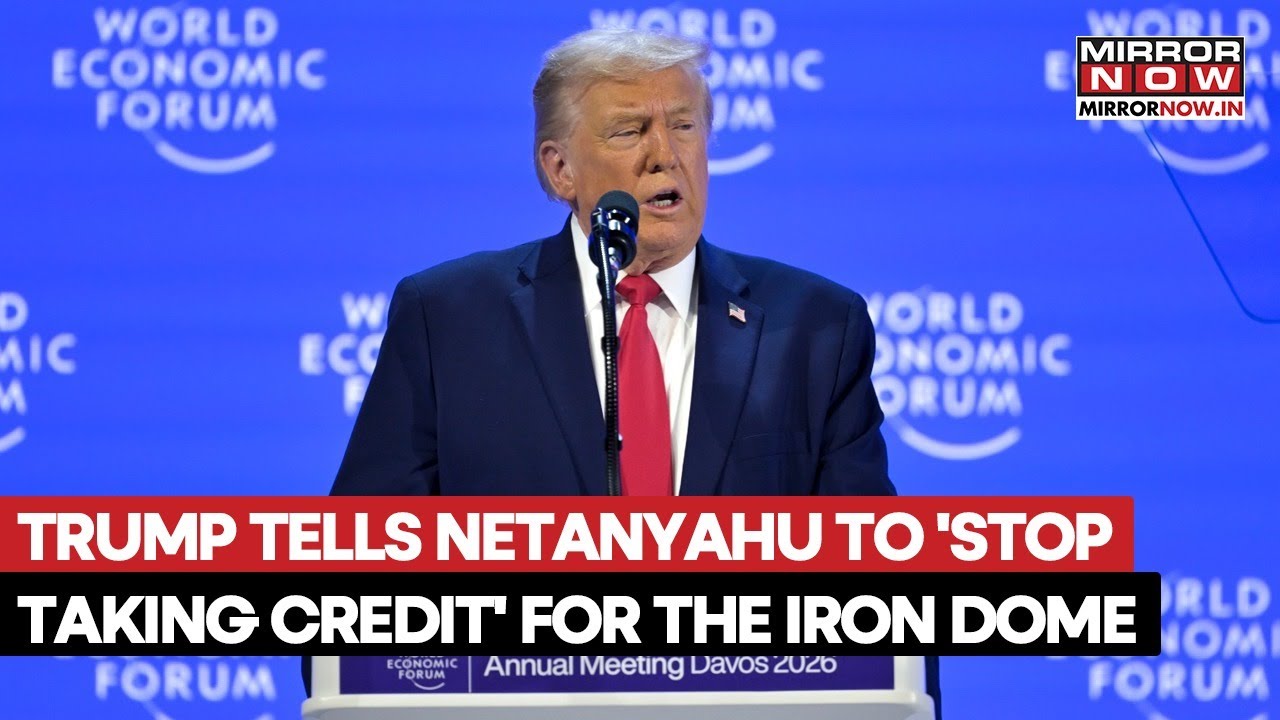 'Stop Taking Credit Bibi!': Trump's Hilarious Jibe At Netanyahu Over Golden Dome At WEF In Davos