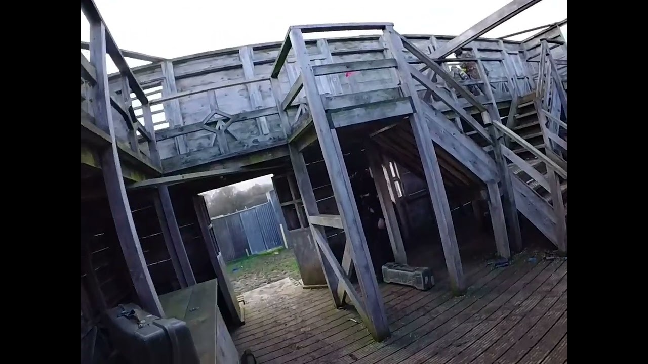 Warzone Coventry part two of of the objective of protecting boxes in casino #airsoft #warzone ￼￼