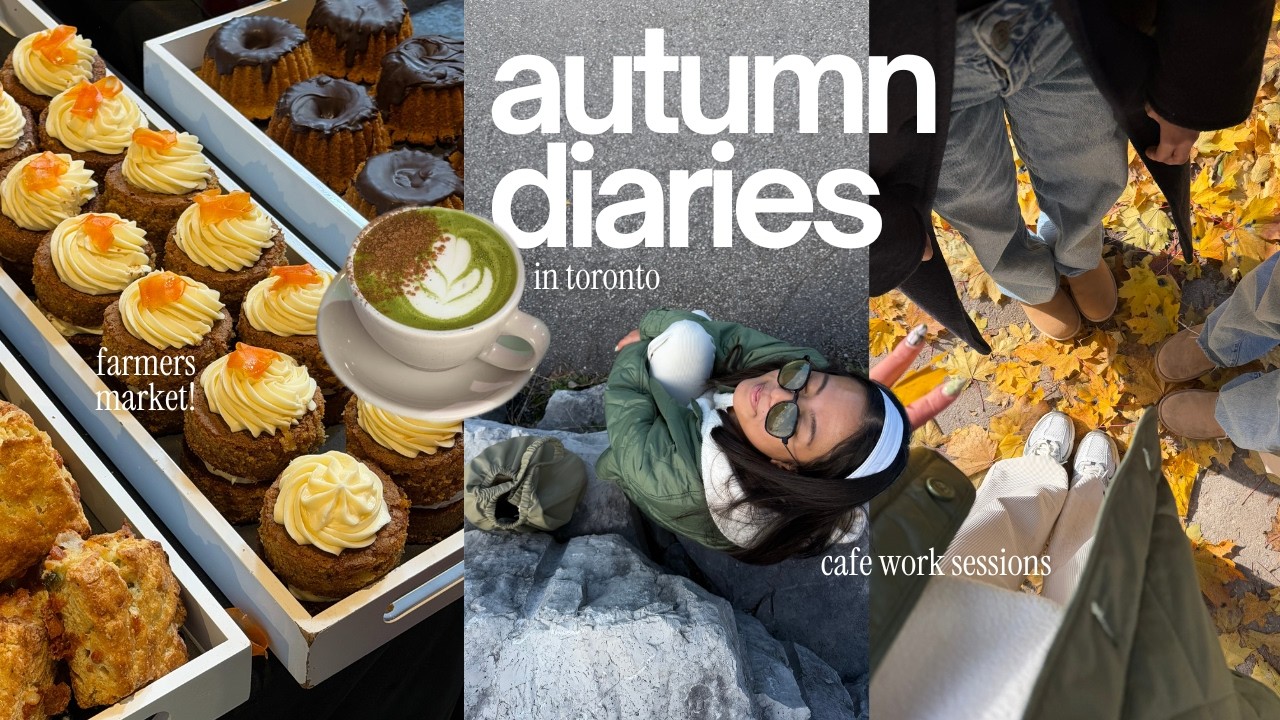 autumn diaries | living in toronto, farmers market & cozy cafes