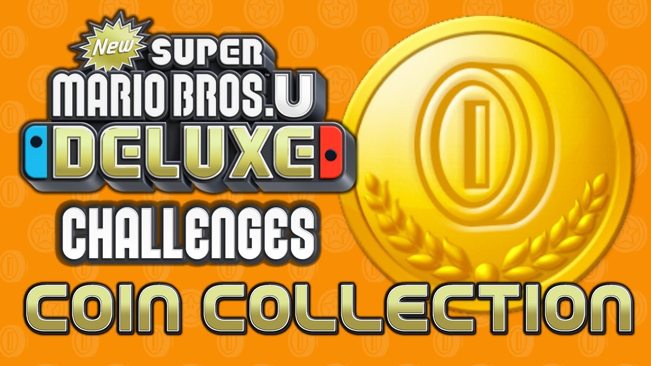 New Super Mario Bros U Deluxe - Challenges: Coin Collection Ralley (Gold Medal)