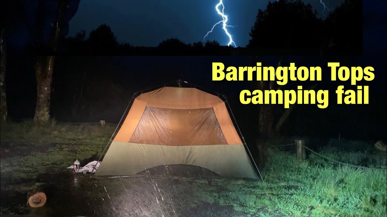 BIG STORM!!  FAILED Barrington Tops camping trip // Polblue campground // surprise storm