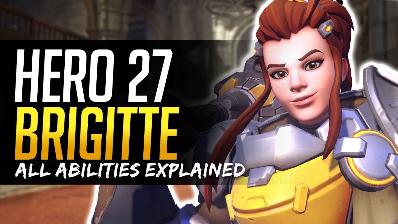 Overwatch NEW HERO BRIGITTE Gameplay - All Abilities Explained - Full Breakdown