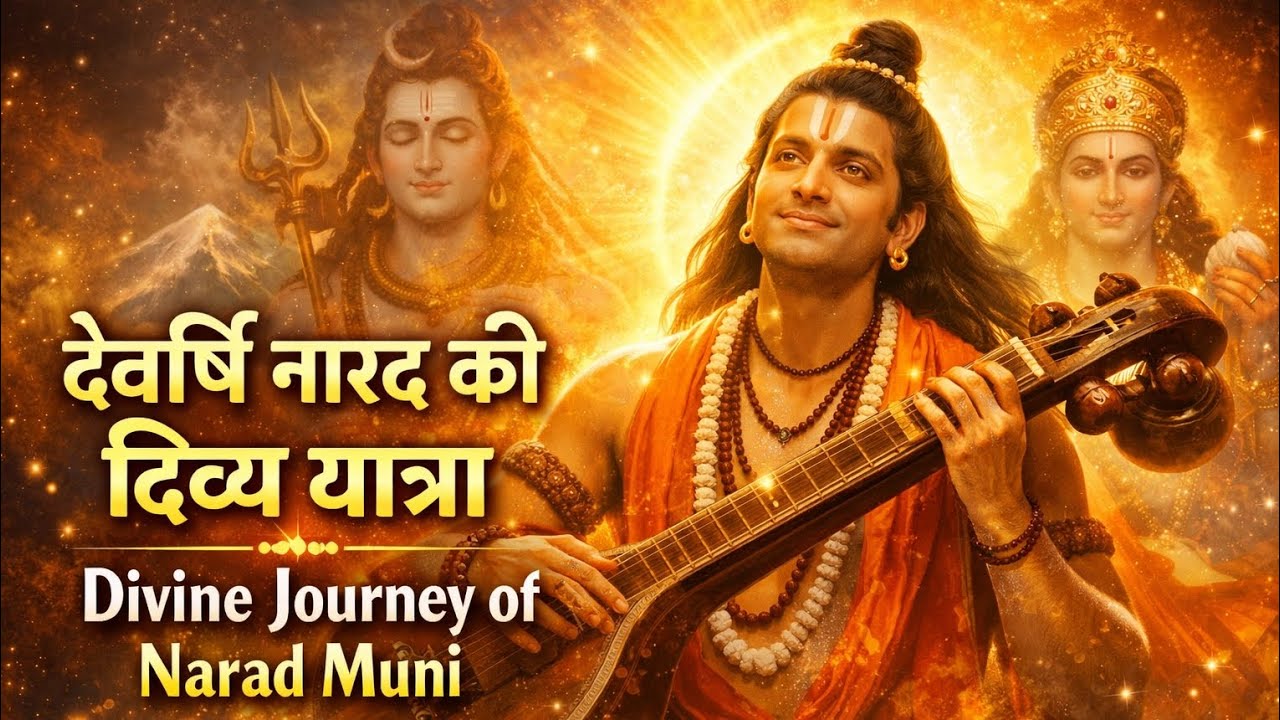 देवर्षि नारद की दिव्य यात्रा | सच्ची भक्ति, सेवा और श्रद्धा की भावपूर्ण कथा 🚩