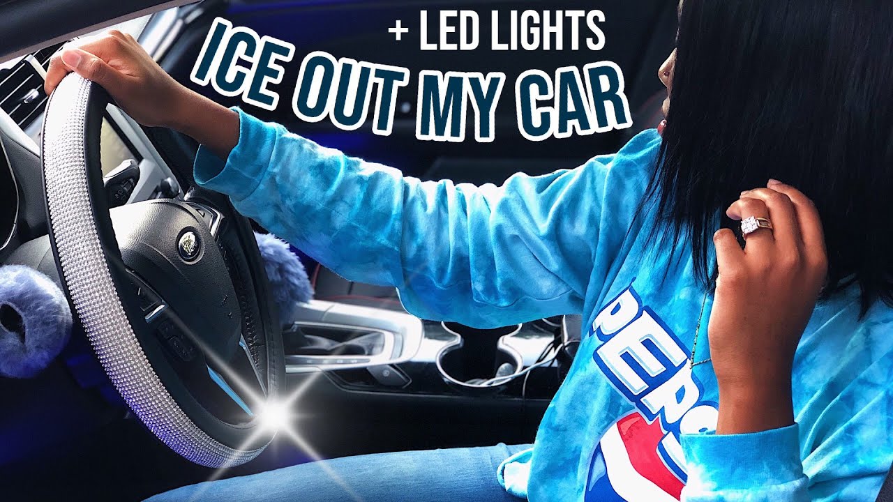 CLEAN and DECORATE MY CAR WITH ME 2020 (Stressful AF) | ICE ICE BABY + ROLLS ROYCE VIBE + LED LIGHTS