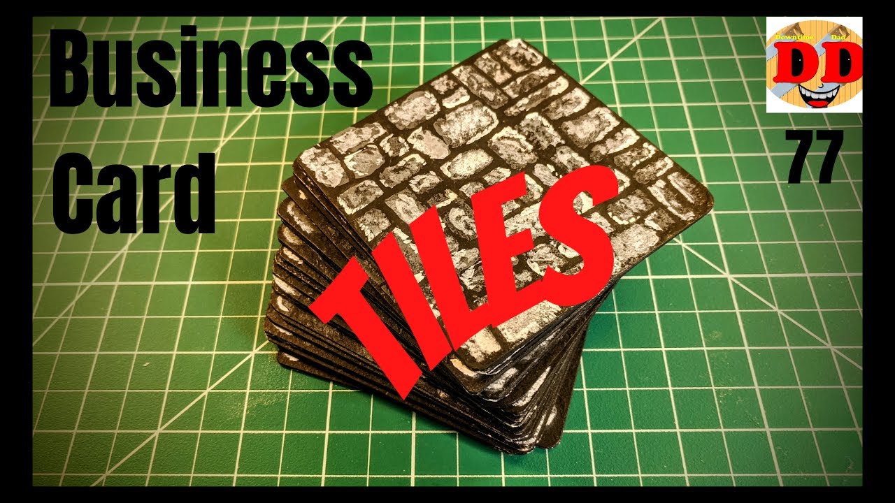 Business Card Tiles! Trash to Treasure #15 (Downtime Dad EP 77)
