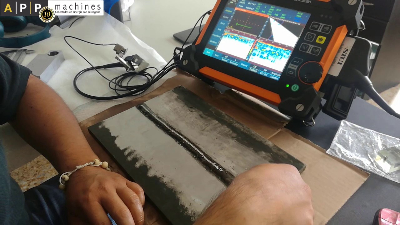 Inspección por Phased Array de unión soldada con SyncScan de SIUI.