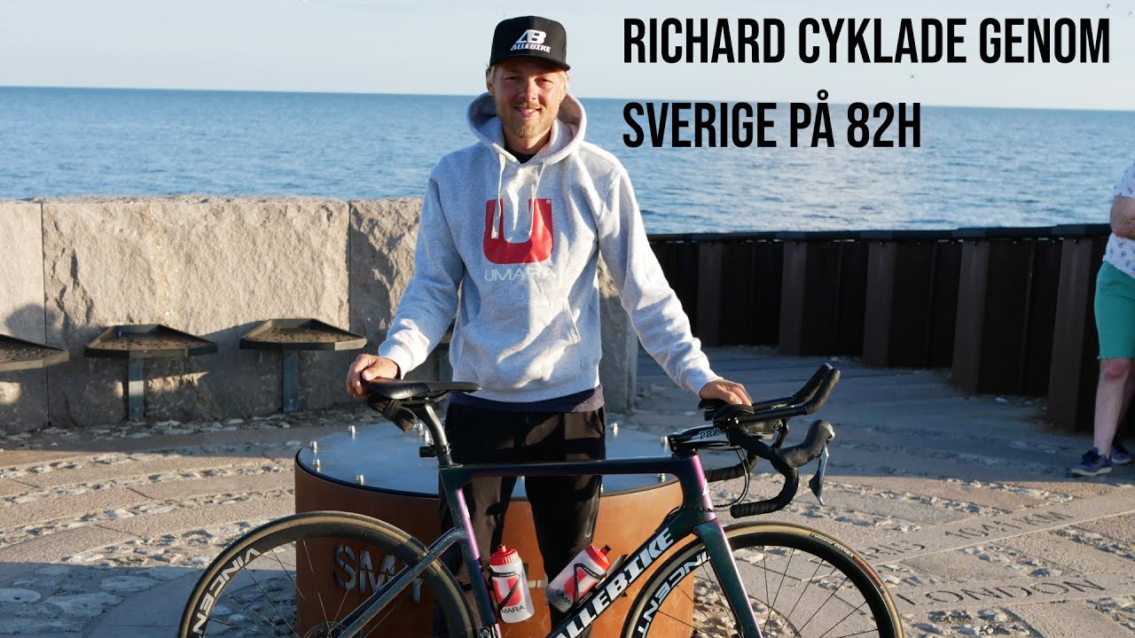 Richards egna ord om om att cykla genom Sverige