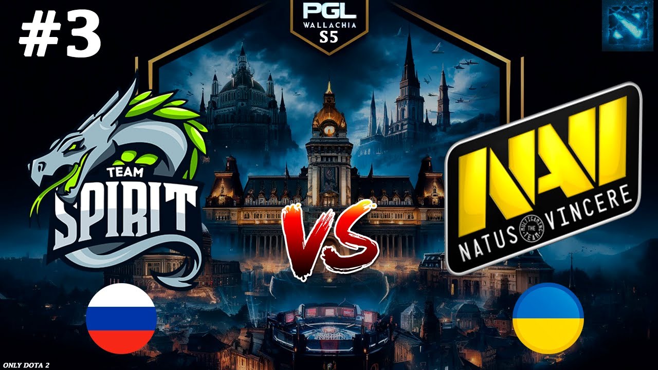 ВОТ ЭТО РУБИЛОВО, СНОВА ДЭФ МЕГАКРИПОВ! | Spirit vs NAVI #3 (BO3) PGL Wallachia S5