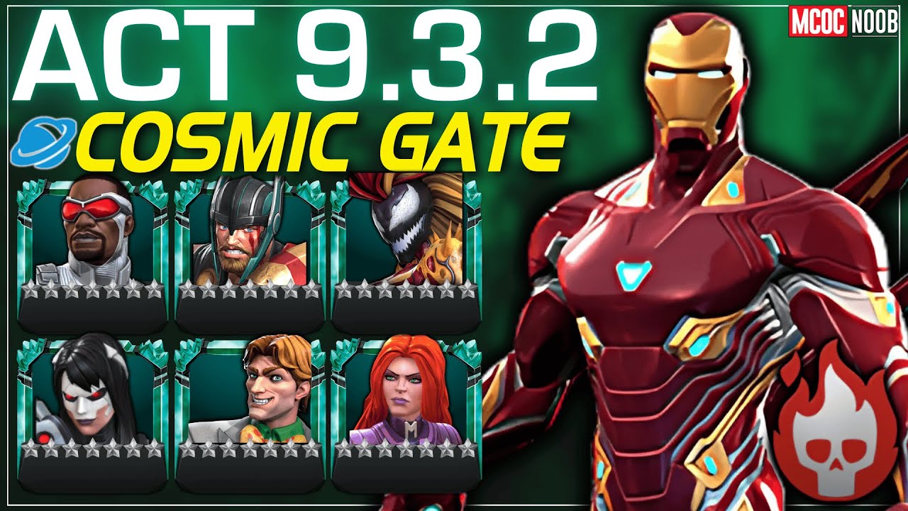 MCOC: Акт 9.3.2 Космические врата — босс IRONMAN IFINITY WAR — сентябрь 2025 г.