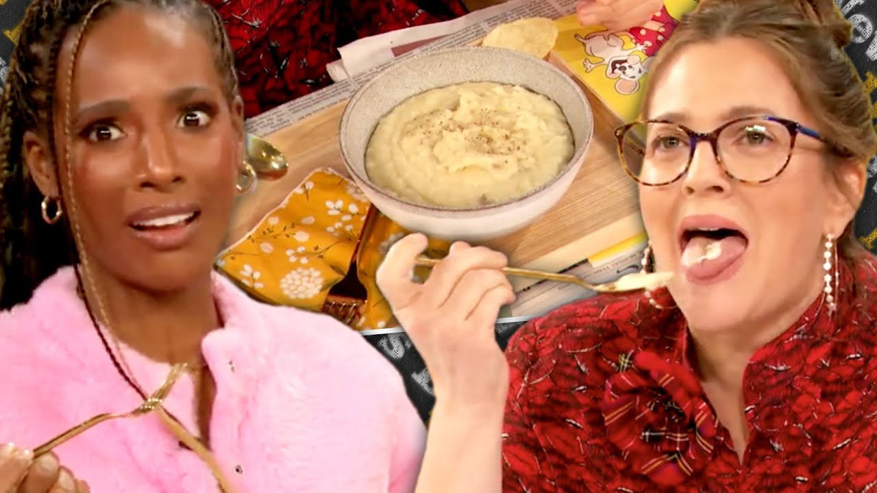 Drew and Zainab Johnson Try Mashed Potato Chips TikTok Food Trend | Drew's Reviews