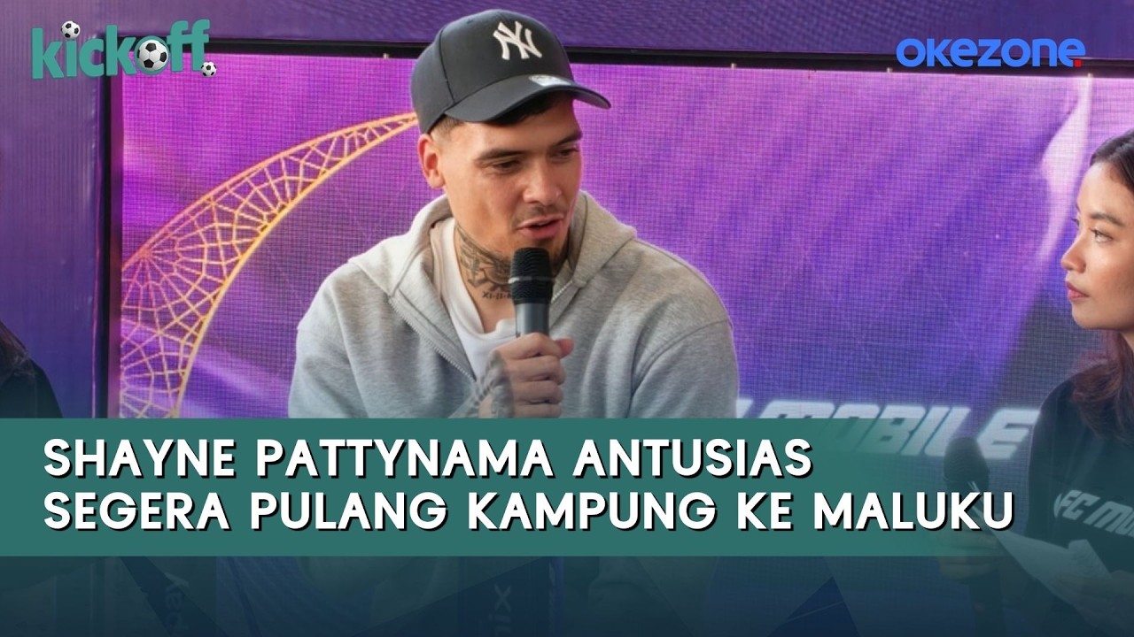 Kini Berkarier di Indonesia, Shayne Pattynama Tak Sabar Kunjungi Kampung Halamannya