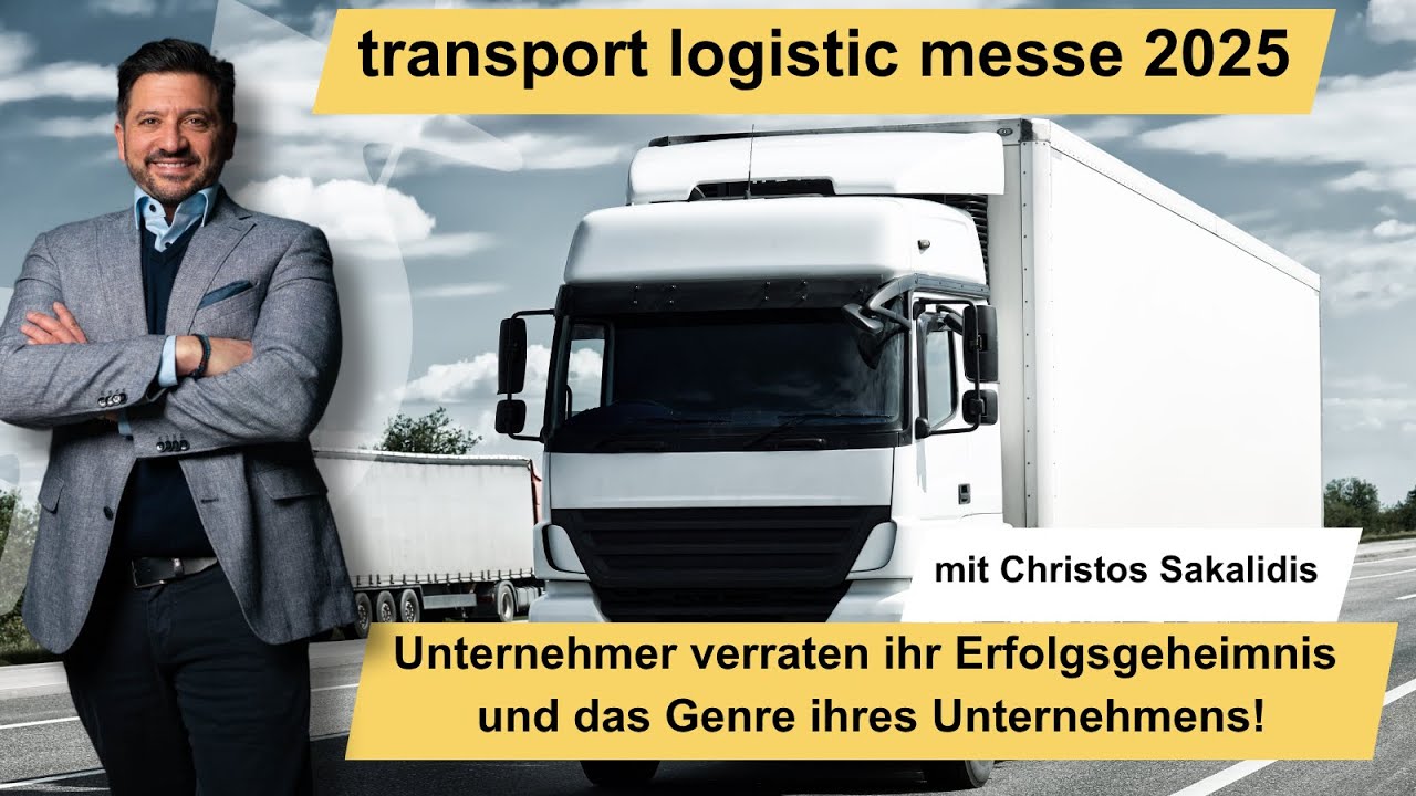 transport logistic 2025: Die wichtigsten Trends & Eindrücke | Vlog mit Christos Sakalidis von VerLog