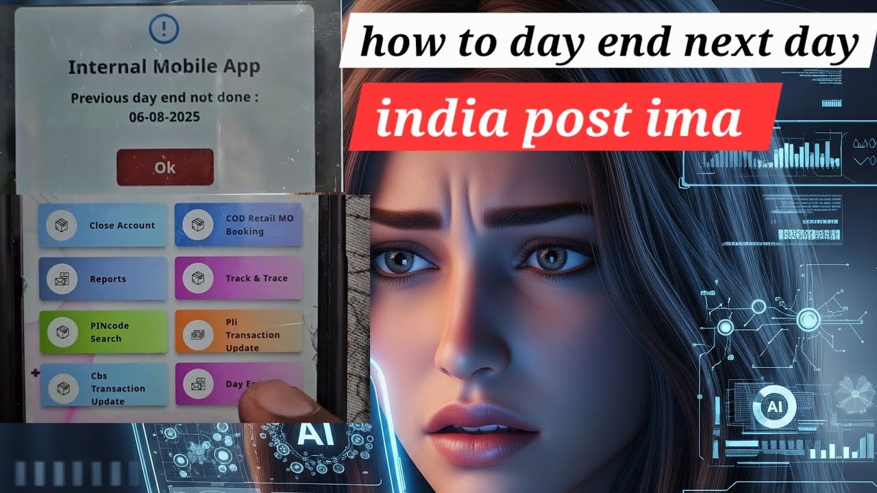 HOW TO DO DAY END NEXT DAY DAY END NOT HUAA AGLE DIN KAISE KARE IMA IT 2.0 INDIA POST #dayend