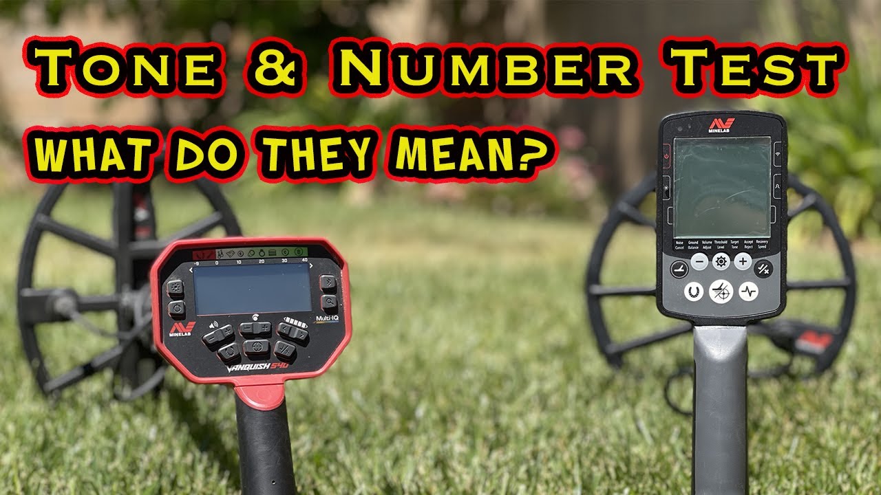 Minelab Vanquish 540 & Equinox 800 Tone & Number Test