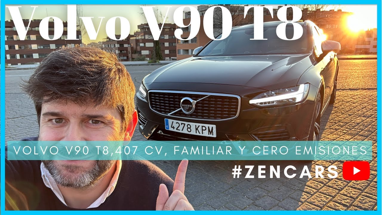 💎 Volvo V90 T8 R-design AWD 407cv, etiqueta 0 - ZenCars 💎