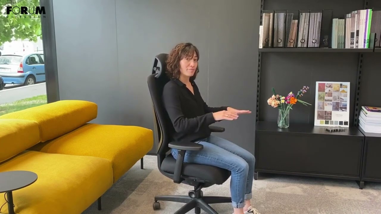 TUTO : Fauteuil de travail GIROFLEX 353 By FORUM DIFFUSION Rabat MAROC