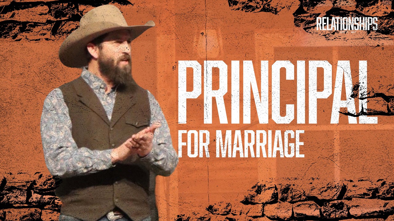 Sunday Livestream | Principal for marriage