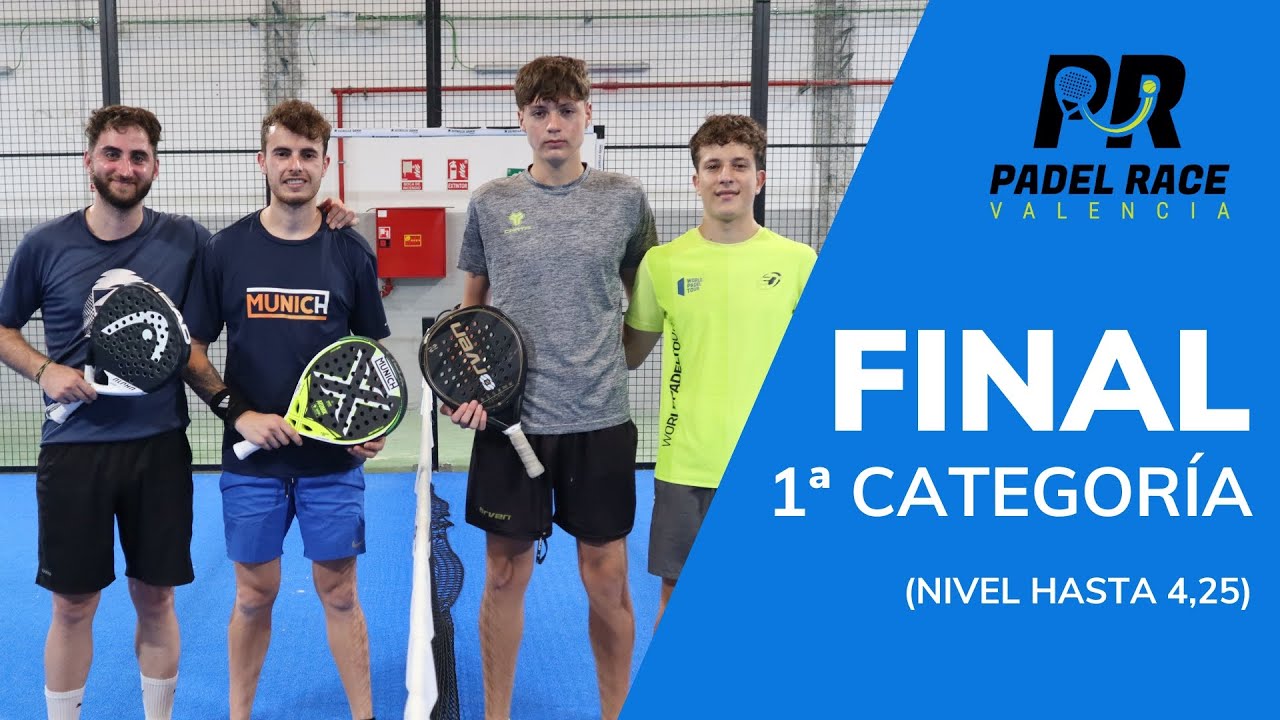 FINAL V TORNEO VALENCIA PADEL RACE 22/07/2023 1ª Categoría - (Hasta 4,25)